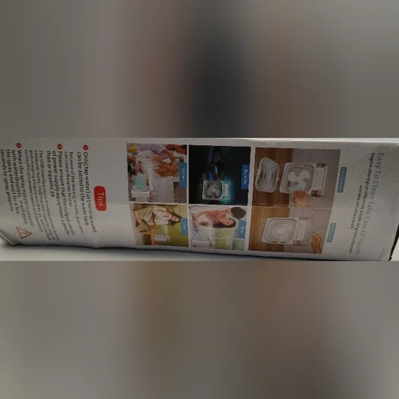 Portable Air Conditione/Humidifier with Leather Handle 7 LED colors, And A Timer - Picture 2 of 2